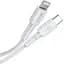 Кабель Baseus BMX Mini MFI Cable Type-C to Lightning 480Mb PD 18W 2.4A 1.2m CATLSW-A02 White - мініатюра 3