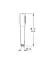 Ручний душ 1 режим струменя Grohe Euphoria Cosmopolitan Stick 22126KF0, Чорний матовий - мініатюра 4