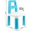 Дитячий стілець ТехноК Kids Chair до 75 кг блакитний 9710TXK   - мініатюра 4