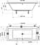 Ванна акрилова Ravak Formy 01 Slm 180x80 C881300000 Білий - мініатюра 4