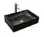 Умивальник Rea Inga 34,5x51 black marble mat (REA-U8006) - мініатюра 1