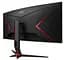 Монiтор 34" AOC CU34G2XP/BK Black/Red - мініатюра 5