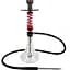 Кальян Trumpet Hookah Rider S Red (колба Crystal Clear) - мініатюра 1
