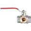 Кран кульовий Thermo Alliance Standart 1/2" ВВВ прямий, триходовий, PN40, важіль SD310W15 - мініатюра 1