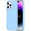 Чохол Vokamo для iPhone 15 Pro Max рідкий силіконовий з магнітом Blue - мініатюра 1