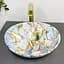 Умивальник VBI Parma marble blue glossy накладний VBI-011016, Цветной - мініатюра 1