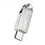 Флеш-накопичувач USB-A/C Hoco UD8 Smart Type-C USB drive 64Gb сріблястий - мініатюра 6