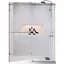 Двері в нішу Koer SR SD06-120x220-TR-01 прозоре скло Easy Clean 8 мм, хром KR5367, універсальні, прозорий, хром - мініатюра 1