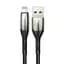 Кабель Baseus Horizontal Data CableUSB Lightning 1.5A 2 м Чорний - мініатюра 1