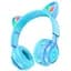 Bluetooth гарнітура Hoco W39 | BT5.3, AUX, 10H, 85db, LED | blue - мініатюра 1