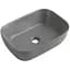 Умивальник накладний Mixxus Premium Diverse-0116 grey 455x330x135 мм MP6651, Графит - мініатюра 1