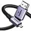 Кабель мультимедійний HDMI M to HDMI micro M 2.0m V2.1 8K60Hz HD164 black Ugreen (15517) - мініатюра 2