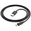 Кабель Hoco X88 Gratified charging data cable for Type-C чорний - мініатюра 1