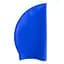 Шапочка для плавания Silicone Swim Cap, силиконовая, синего цвета, 22×19.5 см - миниатюра 4