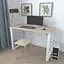 Письмовий стіл Ferrum-decor Драйв 750x1000x600 Білий метал ДСП Дуб Сонома 16 мм (FRD-103104) - мініатюра 2