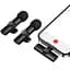 Петличний бездротовий мікрофон Borofone BFK16A Winner dual-mic Type-C Black - мініатюра 6