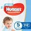 Набор подгузников для мальчиков Huggies Ultra Comfort 5 (12-22 кг), 112 шт. (2 уп. по 56 шт.) - миниатюра 1