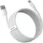 Кабель Baseus Simple Wisdom Cable USB to Type-C Kit 5A 1.5m 2PCS-Set TZCATZJ-02 White - миниатюра 2