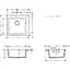Кухонная мойка Hansgrohe S510-F450 560x510 Concretegrey 43312380, Sand - миниатюра 2