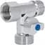 Кран кульовий приладовий Thermo Alliance Forte 1/2"Зх3/4"Зх1/2 В триходовий, PN40 SF186W152015 - мініатюра 1
