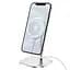Зарядка беспроводная металлическая HOCO CW32 Happiness magnetic desktop wireless charger 15W белая - миниатюра 4