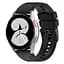 Ремінець для Samsung Galaxy Watch 4 40mm - чорний ширина кріплення 20мм силікон Watchbands GT (W45-3WB87145775) - мініатюра 2