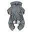 Дощовик для собак WAUDOG Clothes, водонепроникний, M47, В 69-72 см, С 47-50 см, сірий - мініатюра 3