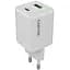 Зарядное устройство Canyon CU45AC GaN 45W 1xPD 1xQC EU White (CNS-CUW45AC) - миниатюра 1