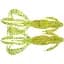Силикон Keitech Crazy Flapper 2.4" PAL#01 Chartreuse Red Flk (10 шт/уп) - миниатюра 1