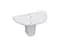 Раковина Idevit Diva 50x80 2001-0805, Білий - мініатюра 1