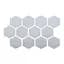 Дзеркальний декор Wall Sticker SW-00002511 акриловий самоклеючий 80х70 мм 12 шт. срібло - мініатюра 1