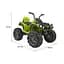 Электроквадроцикл Ramiz Quad ATV 12 В, черно-зеленый (PA.BDM0906.CZ-ZIE) - миниатюра 7