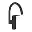 Змішувач для кухні Grohe QuickFix Start 304692430, Чорний матовий - мініатюра 1