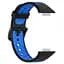 Силиконовый ремешок Primolux Perfor Classic для смарт-часов Huawei Watch Fit 2- Black Blue - миниатюра 3