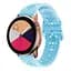 Силиконовый ремешок Flower для Xiaomi Amazfit GTS 2 2e 3 4 mini - голубой ширина крепления 20мм Watchbands (W32-2WB23969021) - миниатюра 2
