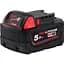 Аккумулятор к электроинструменту Milwaukee M18 B5/5 (4932430483) [99370] - миниатюра 1