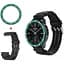Безель Green та силіконовий ремінець Sikai для смартгодинника Xiaomi Watch S3/S4 - мініатюра 1