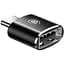 Адаптер Baseus USB Female To TypeC Male Adapter Converter Black - мініатюра 1