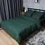Пододеяльник Moon&Star Satin Stripe Mystic Green Полуторный Евро 160x220 см - миниатюра 1