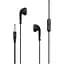 Гарнітура XO EP17 Music Earphone Black (6920680866571) - мініатюра 1