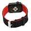 Двойной ремешок Primo с перфорацией для Apple Watch 38 мм, 40 мм, 41 мм Black Red - миниатюра 2