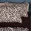 Простыня MirSon Сатин Leopard Chic 180x220 см шоколадный (2200011122304) - миниатюра 2