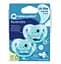 Пустышка силиконовая Bebe Confort Reversible Soothers Minimalistic Animals, cимметричная, 18-36 мес., 2 шт., синяя (3104202030) - миниатюра 3