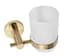 Стакан для зубных щеток Rea 322233 brushed gold REA-77087, Золотой - миниатюра 3