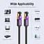 Патч-корд 1м, S/FTP cat 7 RJ-45 black Vention (ICDBF) - мініатюра 4
