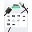 Патч-корд 1м, F/UTP cat 6 RJ-45 extension black Ugreen (U_11279) - мініатюра 3