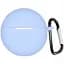 Чехол-накладка DK для Oppo Enco Buds 2 W14 | Silicone Candy Friendly с карабином (016044) (lilac) - миниатюра 1