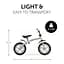 Беговел детский Hauck Super Rider 12 Dusty Green, серо-зеленый (81408-0) - миниатюра 6