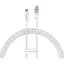 Кабель Baseus Explorer with Smart Temperature Control USB-C to USB-C 100w 2m Stellar White (P10319703221-01) [152043] - мініатюра 1