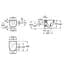 Комплект инсталляция 3 в 1 Volle Master Neo 201010 + унитаз Roca Meridian Rimless A34H242000 укороченный с сидением Soft Close Slim, Белый - миниатюра 4